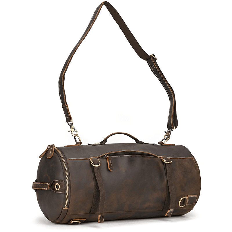 Brown Leather Backpack