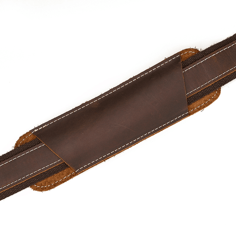 Men's Leather Laptop Briefcase - Premium Business Bag with Anti-Theft Pocket