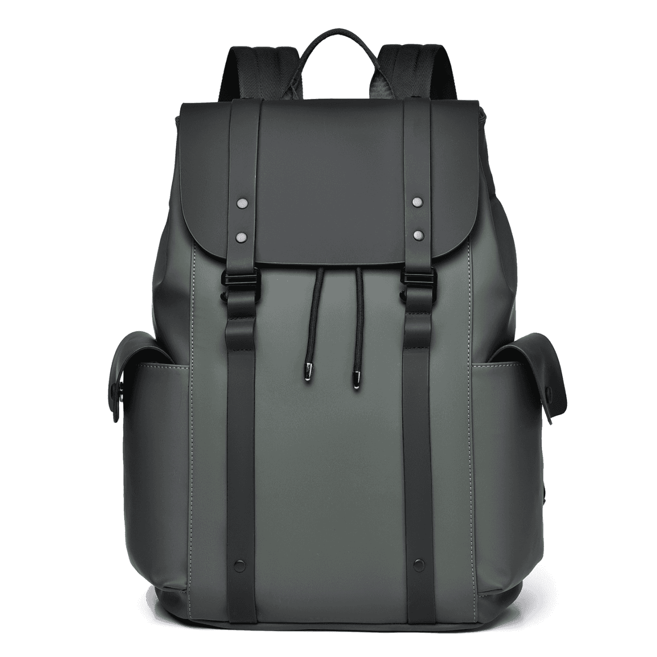 Premium Waterproof Messenger Backpack for Men | Ultra-fiber Leather, 15.6" Laptop Compatible