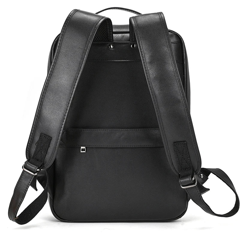 Single Zipper 15.6 inch laptop Retro Rucksack