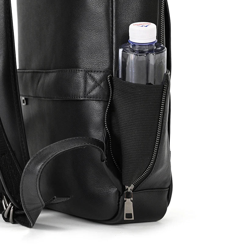 Single Zipper 15.6 inch laptop Retro Rucksack