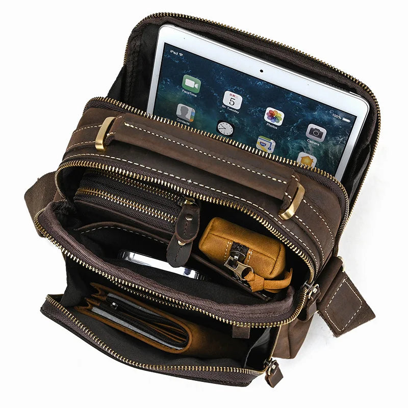Retro Multifunction Men's Menssenger Bag