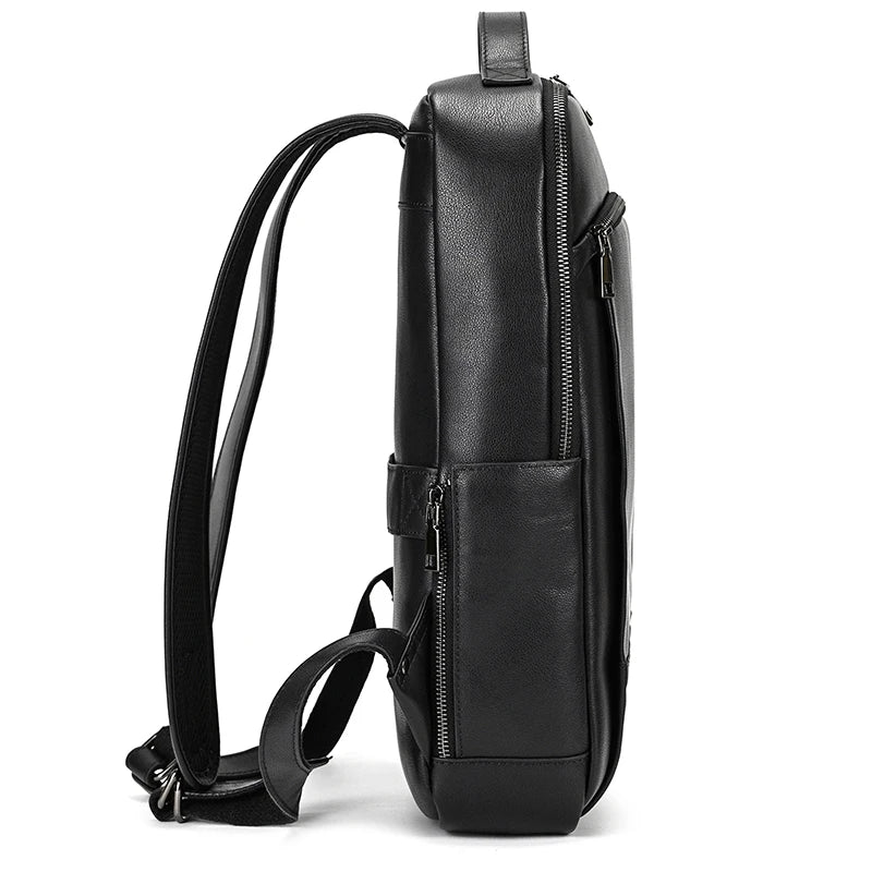 Single Zipper 15.6 inch laptop Retro Rucksack