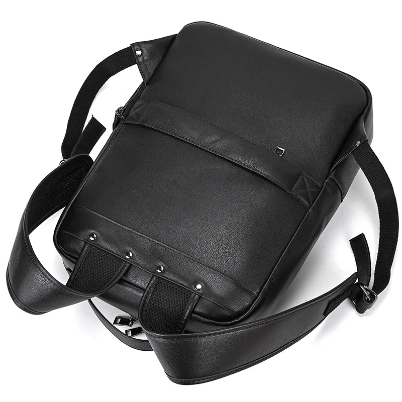Single Zipper 15.6 inch laptop Retro Rucksack