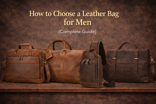 How to Choose a Leather Bag for Men (Complete Guide)