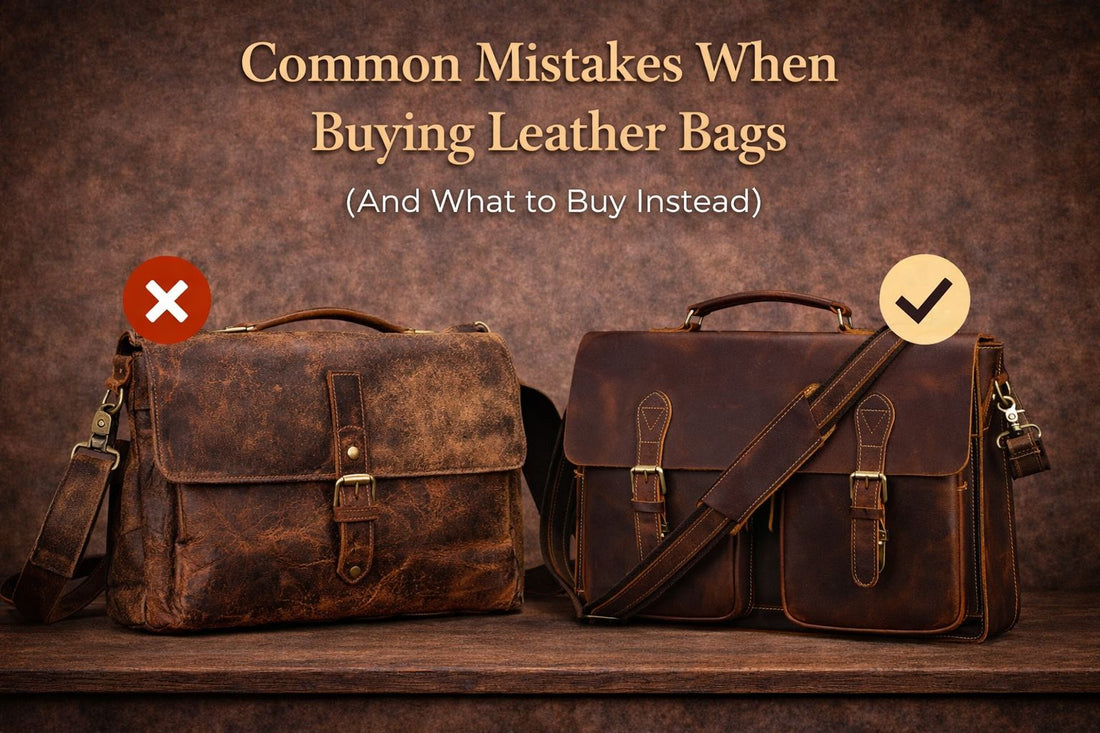Common Mistakes When Buying Leather Bags (And What to Buy Instead)