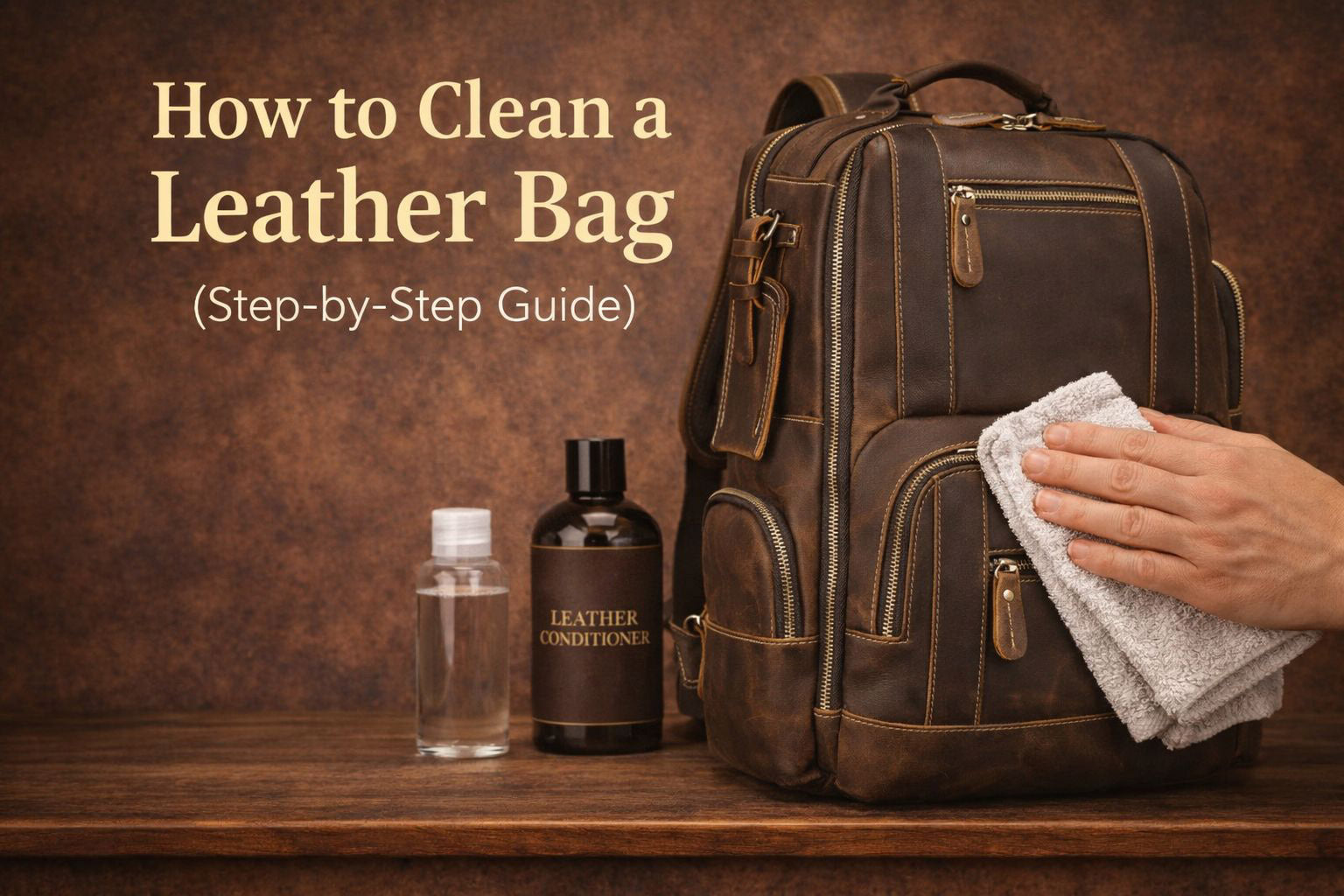 How to Clean a Leather Bag (Step-by-Step Guide) – DHM bags