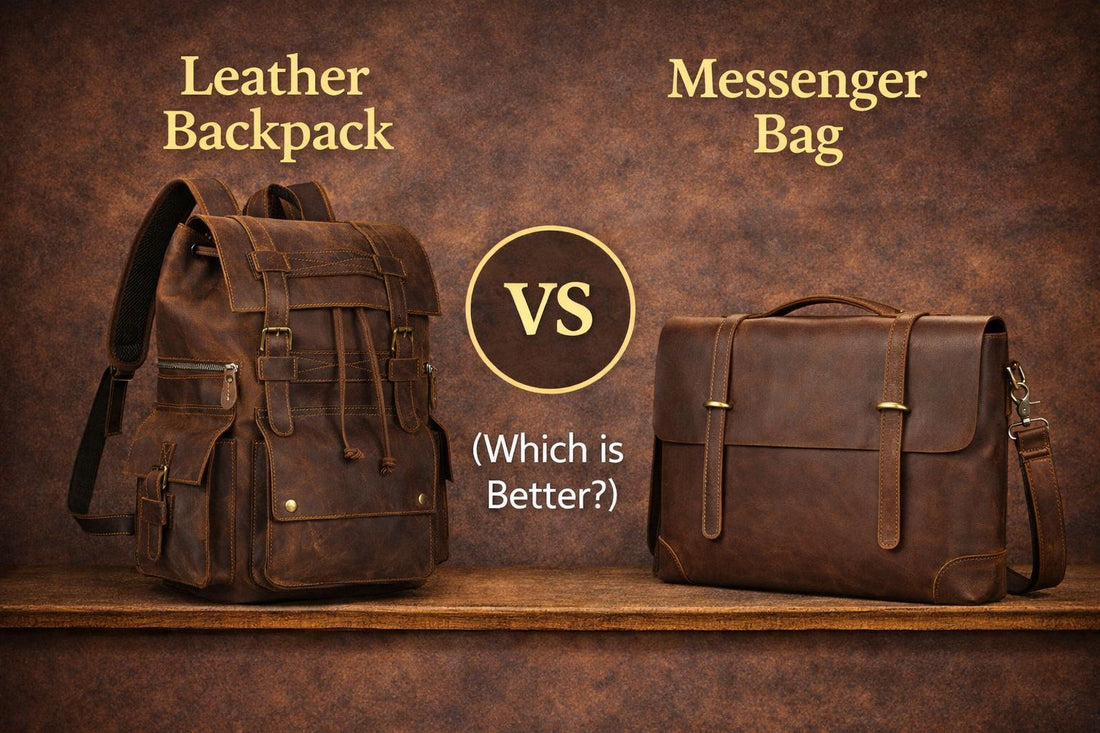 Leather Backpack vs Messenger Bag (Which is Better?)