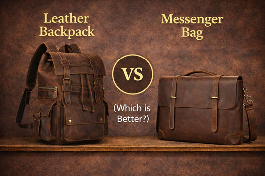 Leather Backpack vs Messenger Bag (Which is Better?)