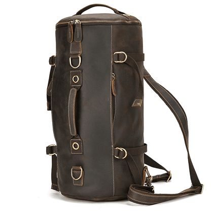 Brown Leather Backpack
