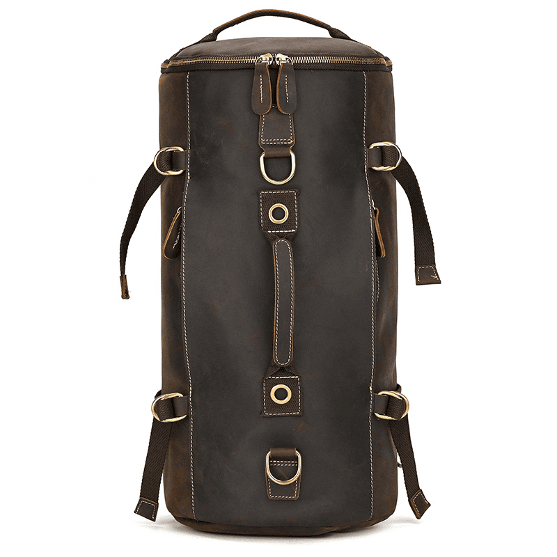 Brown Leather Backpack