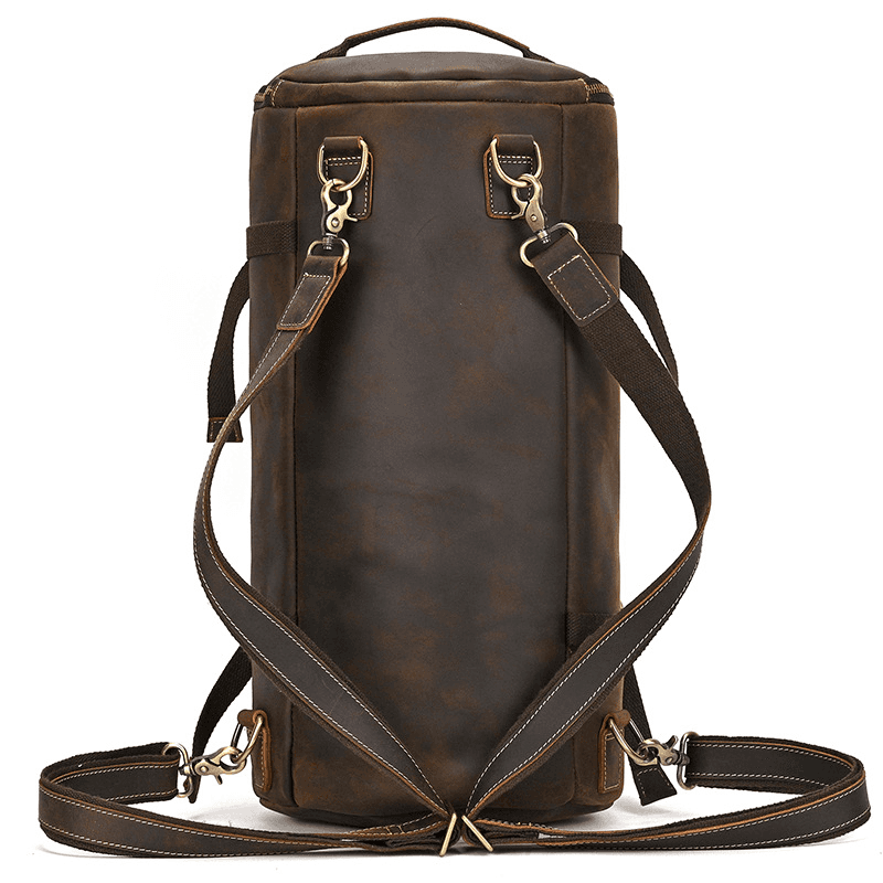 Brown Leather Backpack