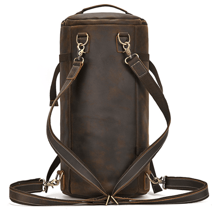 Brown Leather Backpack