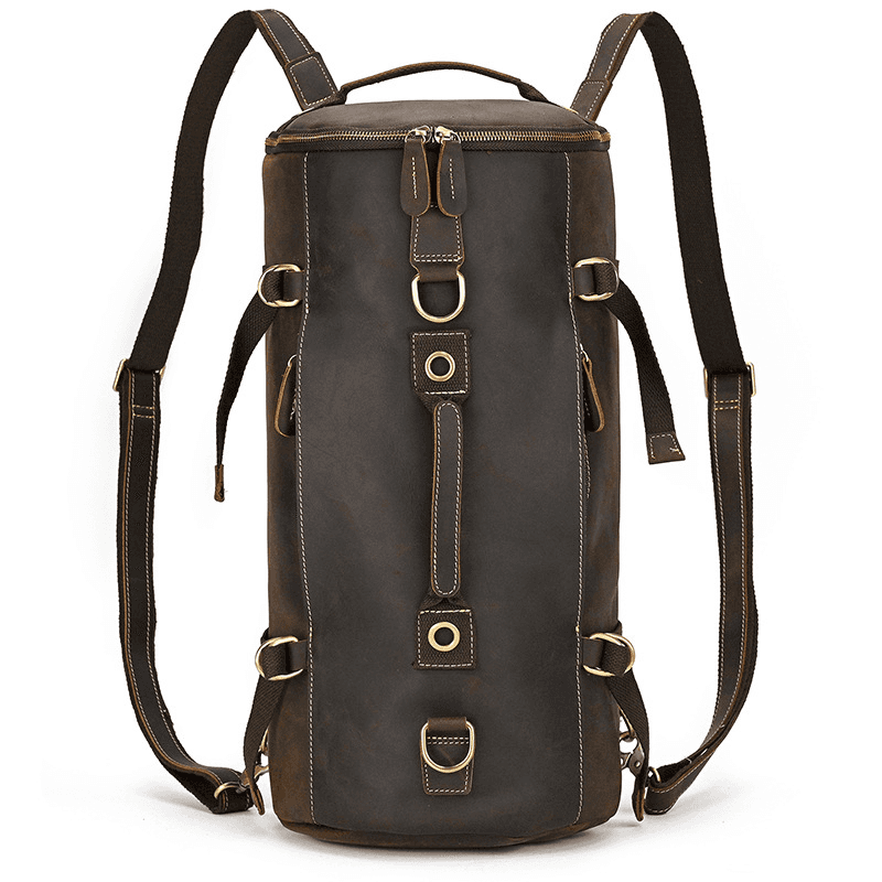 Brown Leather Backpack
