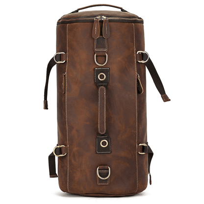 Brown Leather Backpack