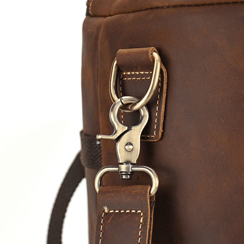 Brown Leather Backpack