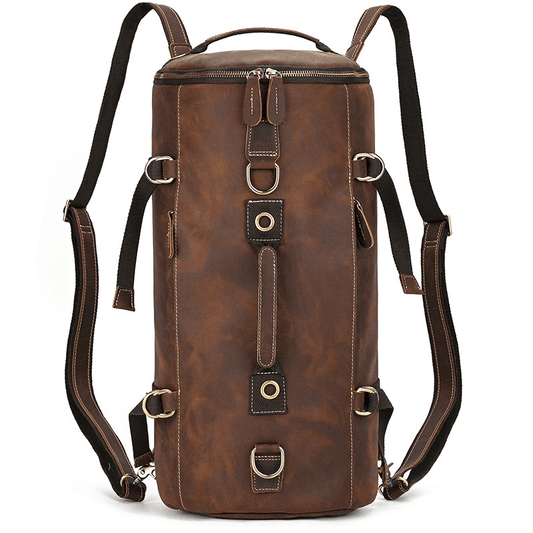 Brown Leather Backpack