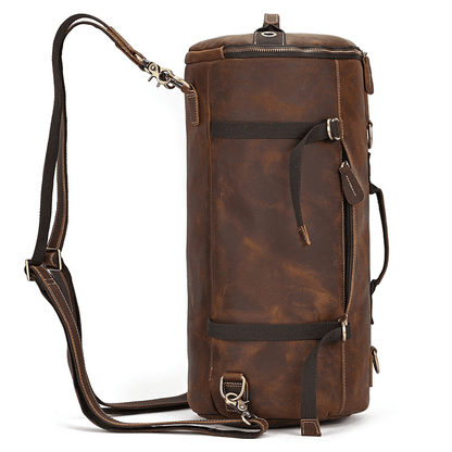 Brown Leather Backpack