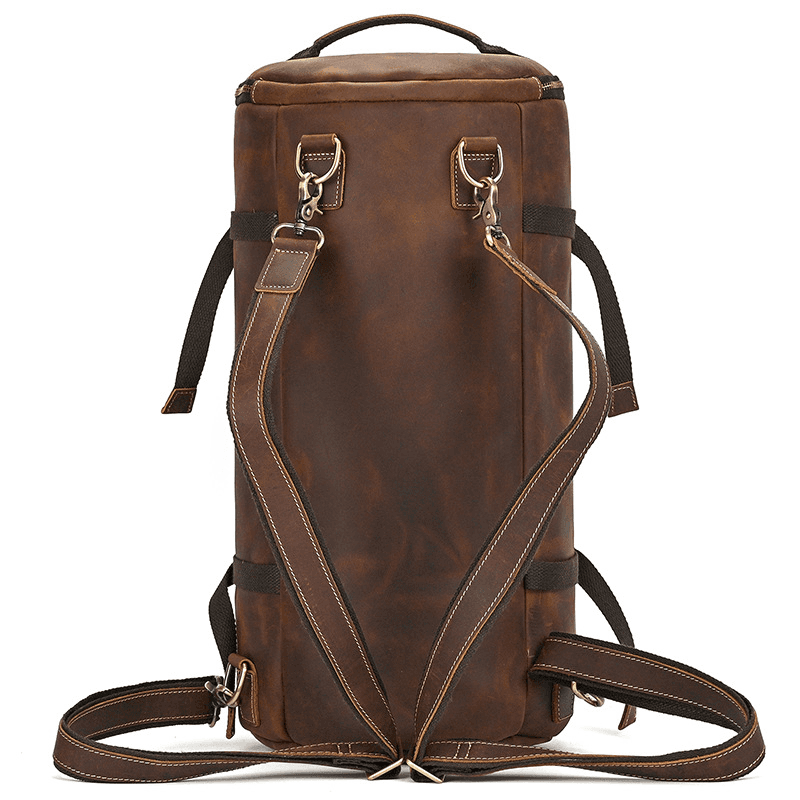 Brown Leather Backpack