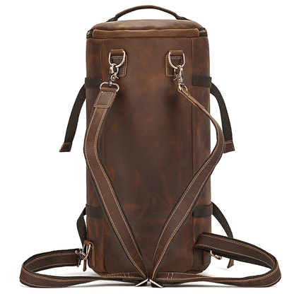 Brown Leather Backpack