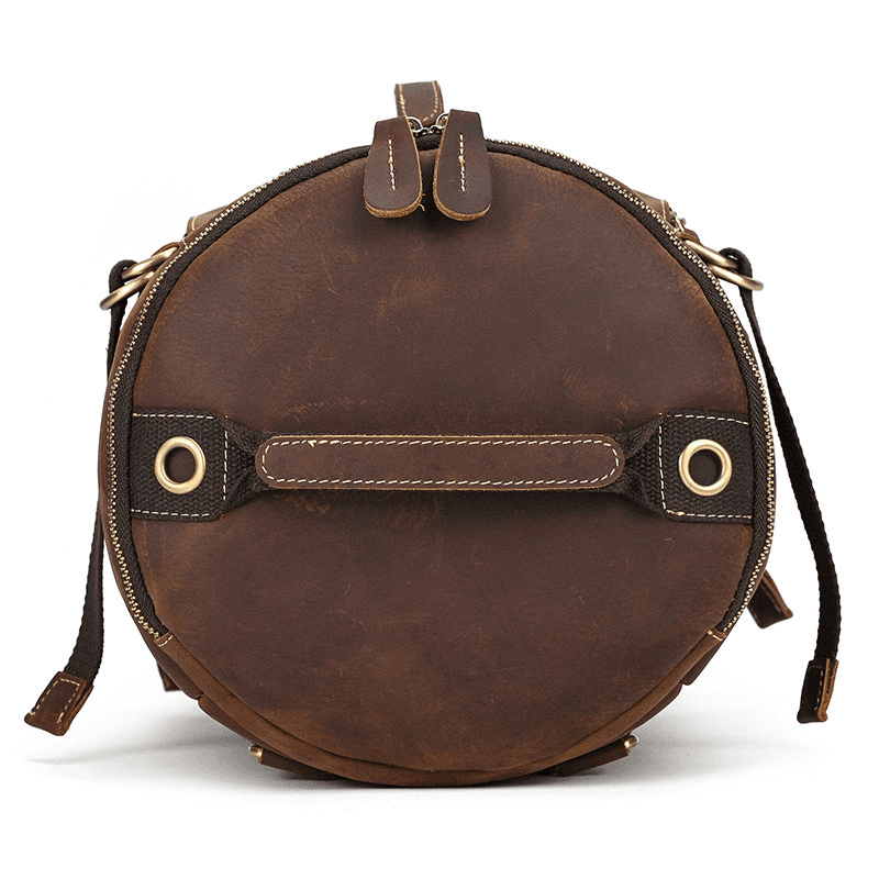 Brown Leather Backpack