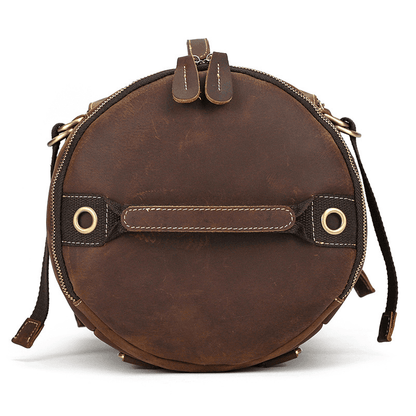 Brown Leather Backpack