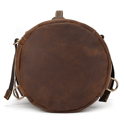 Brown Leather Backpack