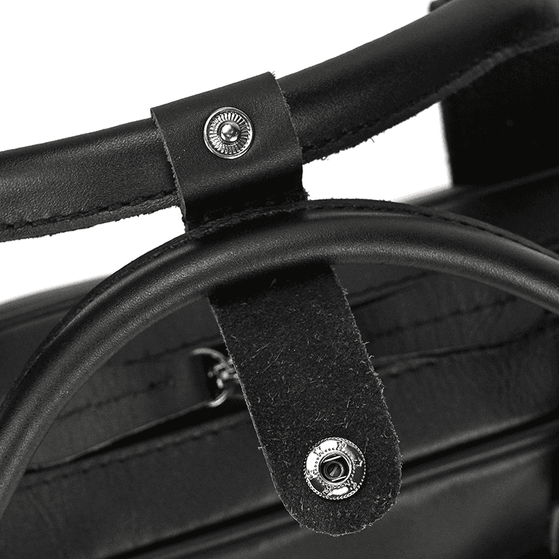 Classic Leather Bag for Laptop Men's Briefcase