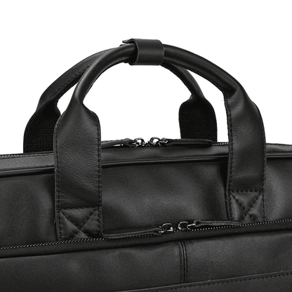 Classic Leather Bag for Laptop Men's Briefcase