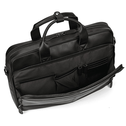 Classic Leather Bag for Laptop Men's Briefcase