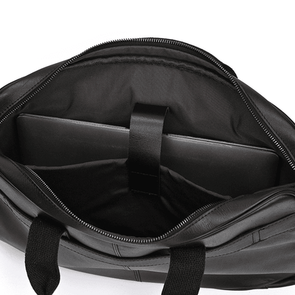 Classic Leather Bag for Laptop Men's Briefcase