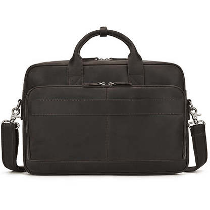 Classic Leather Bag for Laptop Men's Briefcase