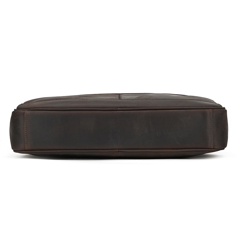 Classic Leather Bag for Laptop Men's Briefcase