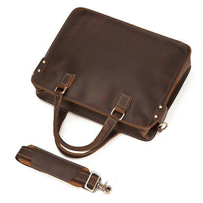 Elegant Leather Bag for Laptop for Men Business Briefcase