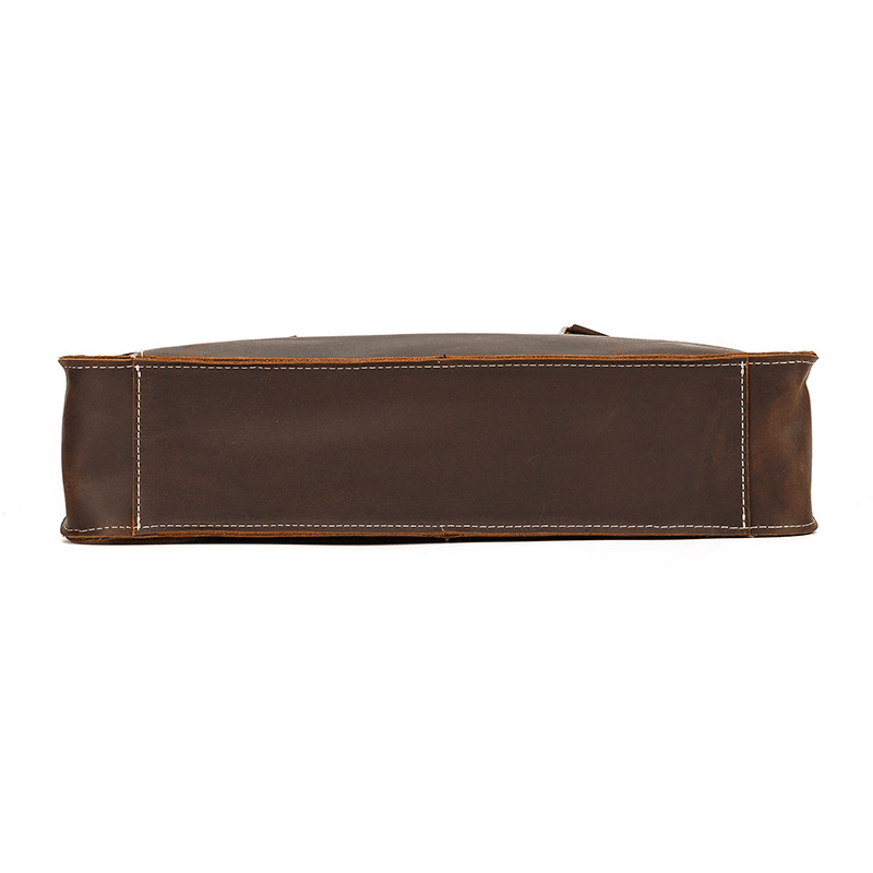 Elegant Leather Bag for Laptop for Men Business Briefcase