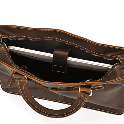 Elegant Leather Bag for Laptop for Men Business Briefcase