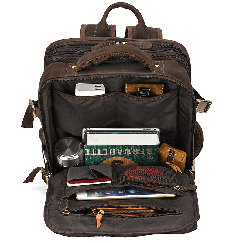 Leather Brown Rucksack