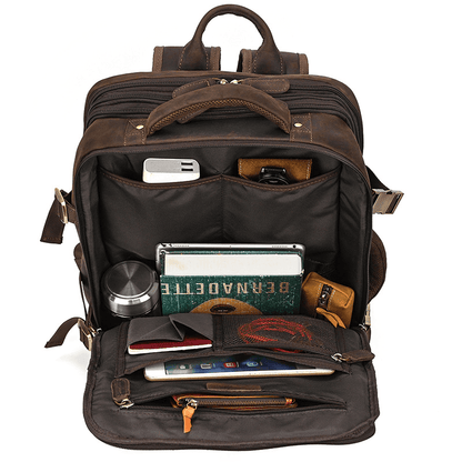 Leather Brown Rucksack