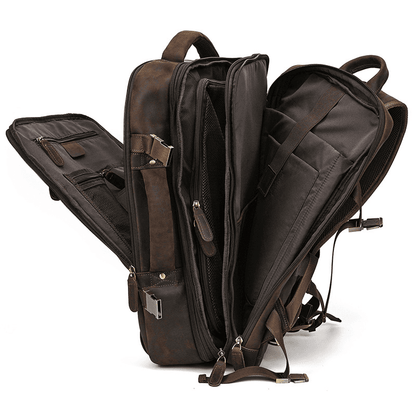 Leather Brown Rucksack – DHM bags