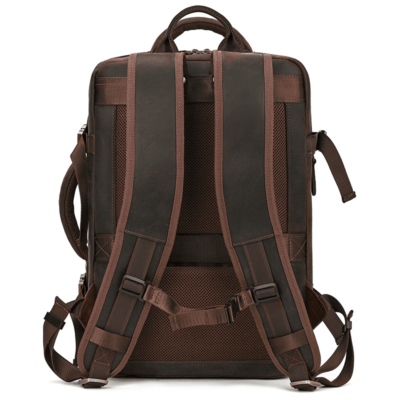 brown leather rucksack backpack Leather Brown Rucksack – DHM bags