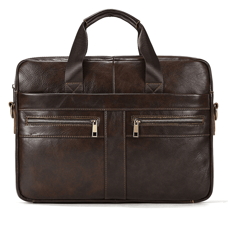 Men's Genuine Leather Business Briefcase