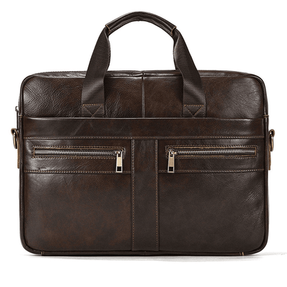 Men's Genuine Leather Business Briefcase