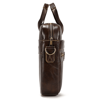 Men's Genuine Leather Business Briefcase