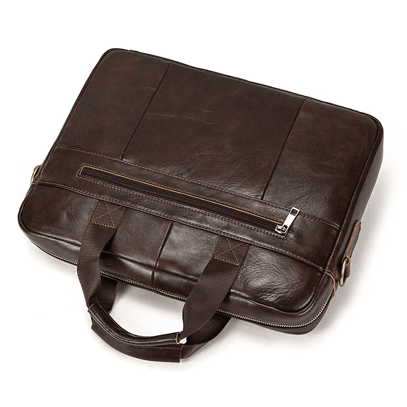 Men's Genuine Leather Business Briefcase