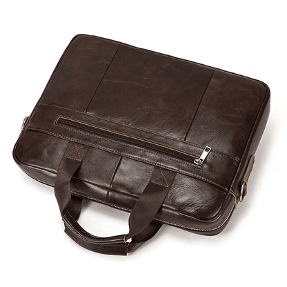 Men's Genuine Leather Business Briefcase
