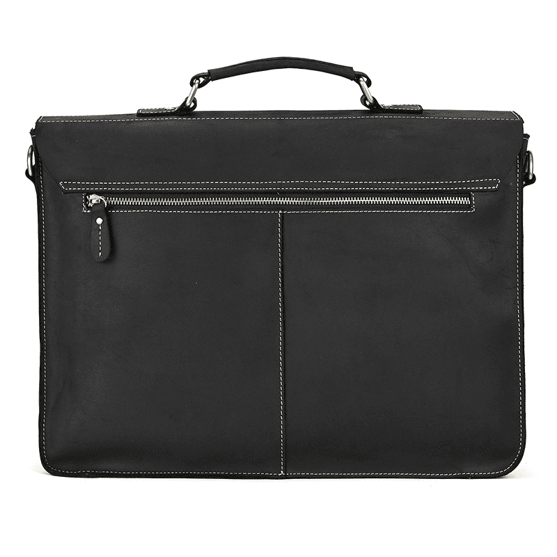 Men’s Leather Portfolio Messenger Bag