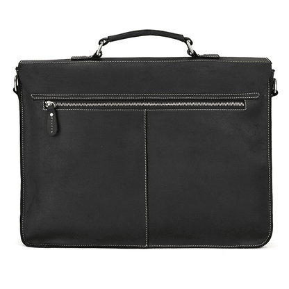 Men’s Leather Portfolio Messenger Bag