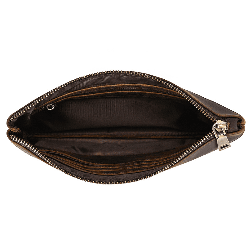 Zipper Business Large Capacity Clutch Bag