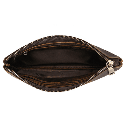 Zipper Business Large Capacity Clutch Bag