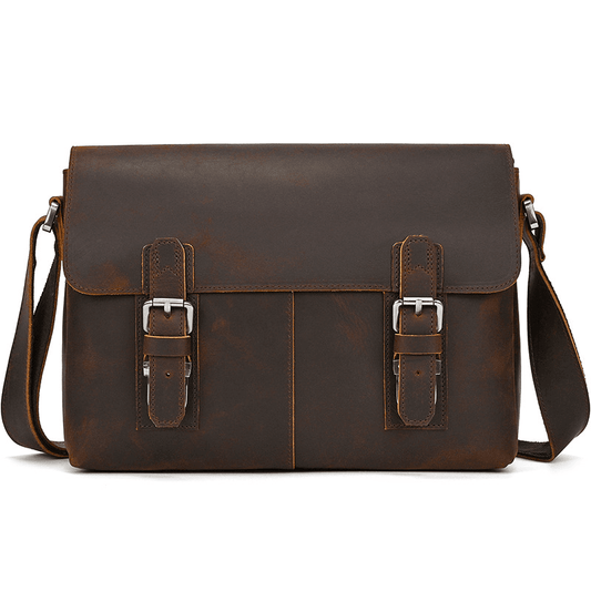 A4 Leather Messenger Bag